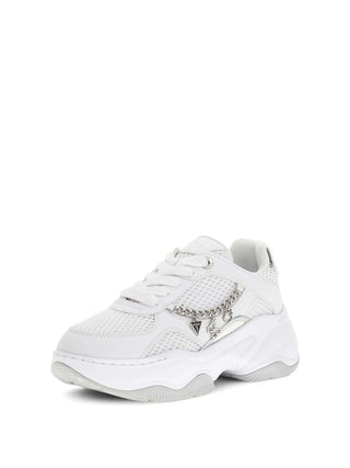 WOMEN'S SNEAKERS - GUESS WHITE - FLPHAR ELE12 2