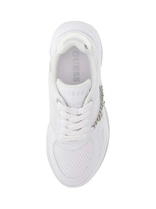 WOMEN'S SNEAKERS - GUESS WHITE - FLPHAR ELE12 4