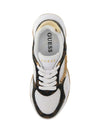WOMEN'S SNEAKERS - GUESS WHITE-BROWN - FLPHAR FAL12 4