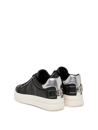 WOMEN'S SNEAKERS - GUESS BLACK - FLPWES ELE12 3