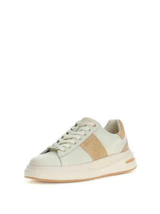 MEN'S SNEAKERS - GUESS WHITE-BEIGE - FMJEBA LEA12 2