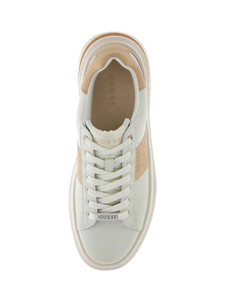 MEN'S SNEAKERS - GUESS WHITE-BEIGE - FMJEBA LEA12 4