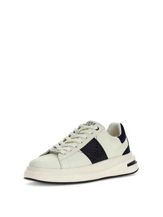 MEN'S SNEAKERS - GUESS WHITE-NAVY - FMJEBA LEA12 2