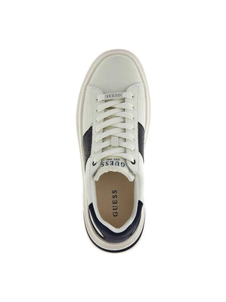 MEN'S SNEAKERS - GUESS WHITE-NAVY - FMJEBA LEA12 4