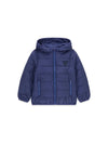 CHILDREN'S DOWN JACKET - GUESS KIDS BLUE - H4BT03 WCFM0 1