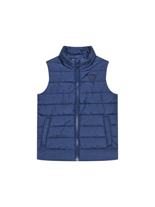 BOY'S VEST - GUESS KIDS BLUE - H4YJ03 WCFM0