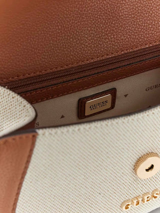 WOMEN'S SHOULDER BAG - GUESS COGNAC - HWAG97 19190 3
