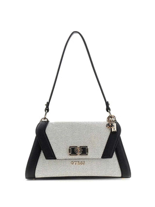 WOMEN'S SHOULDER BAG - GUESS NATURAL-BLACK - HWAG97 19190