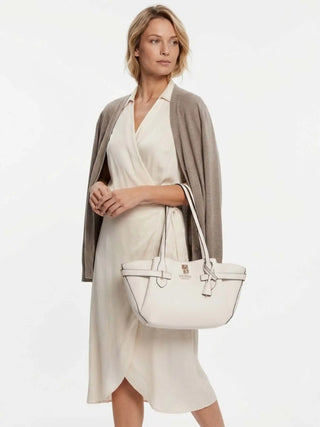 WOMEN'S SHOULDER BAG - GUESS WHITE - HWBG78 33080 3