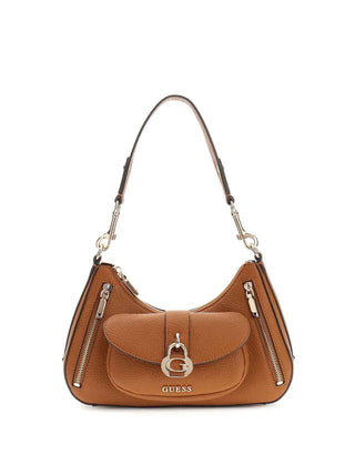 BORSA A SPALLA DONNA - GUESS CARAMELLO - HWBG83 62180 1