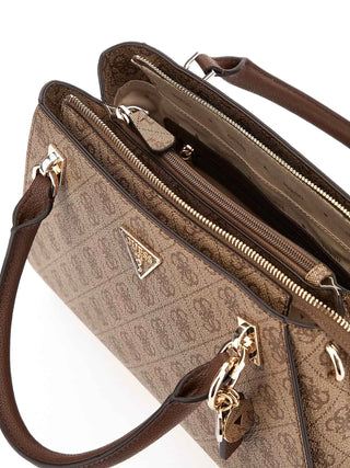WOMEN'S HANDBAG - GUESS BROWN - HWBG96 72070 3