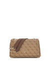 WOMEN'S SHOULDER BAG - GUESS BROWN - HWBG96 72210 1