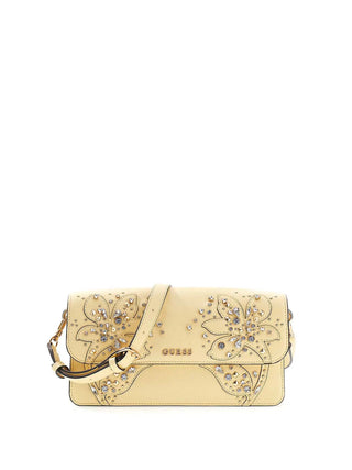 WOMEN'S SHOULDER BAG - GUESS YELLOW - HWEB81 18190