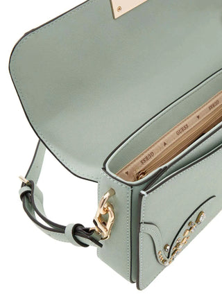 WOMEN'S SHOULDER BAG - GUESS GREEN - HWEB81 18190 3