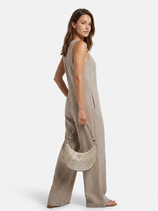 WOMEN'S SHOULDER BAG - GUESS GOLD - HWEG99 31720 3
