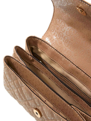 WOMEN'S SHOULDER BAG - GUESS COFFEE - HWGG96 28210 3