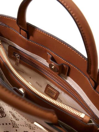 WOMEN'S HANDBAG - GUESS BROWN - HWJP99 02060 3