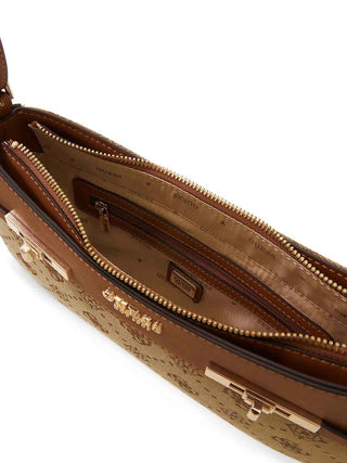 WOMEN'S SHOULDER BAG - GUESS BROWN - HWJP99 02170 3