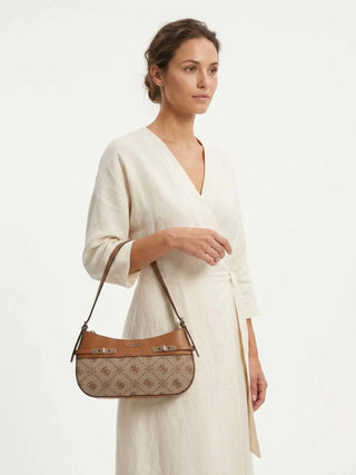 WOMEN'S SHOULDER BAG - GUESS BROWN - HWJP99 02170 4