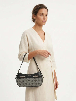 WOMEN'S SHOULDER BAG - GUESS BLACK - HWJP99 02170 4