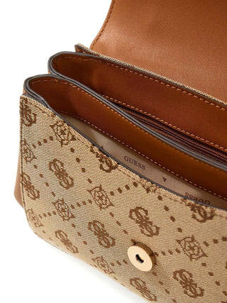 WOMEN'S HANDBAG - GUESS BROWN - HWJP99 02200 3