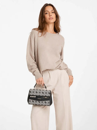 WOMEN'S HANDBAG - GUESS BLACK - HWJP99 02200 4