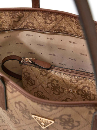 WOMEN'S TOTE BAG - GUESS BROWN - HWOS71 24240 3