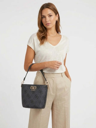 WOMEN'S HOBO - GUESS CHARCOAL - HWOS99 01010 4