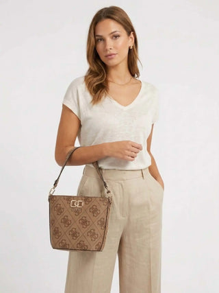 WOMEN'S HOBO - GUESS BROWN - HWOS99 01010 4