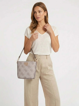 WOMEN'S HOBO - GUESS TAUPE - HWOS99 01010 4