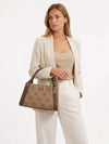 WOMEN'S HANDBAG - GUESS BROWN - HWOS99 01060 3