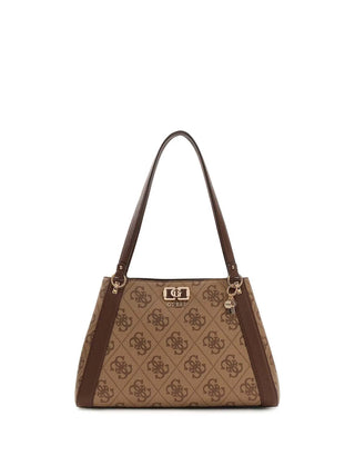 WOMEN'S SHOULDER BAG - GUESS BROWN - HWOS99 01220
