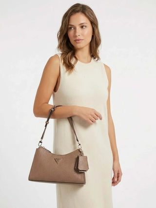 WOMEN'S SHOULDER BAG - GUESS TAUPE - HWPD98 88180 3