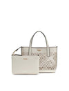 WOMEN'S TOTE BAG - GUESS WHITE - HWPG99 11750 2