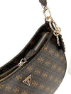 WOMEN'S SHOULDER BAG - GUESS BROWN - HWQG96 72180 3