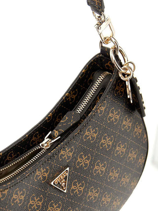 WOMEN'S SHOULDER BAG - GUESS BROWN - HWQG96 72180 3