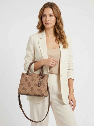 WOMEN'S HANDBAG - GUESS BROWN - HWSO96 72050 4