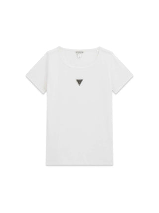 GIRL'S POLO SHIRT - GUESS KIDS WHITE - J5YP03 KB1O1 1