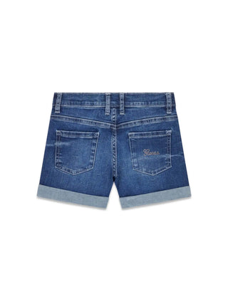 GIRL SHORTS - GUESS KIDS BLUE - J6GD29 D4CA0 2