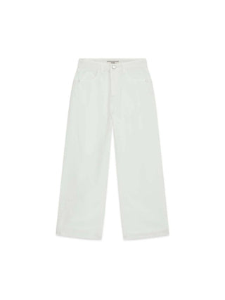 GIRL'S PANTS - GUESS KIDS WHITE - J6RB11 WH1T0