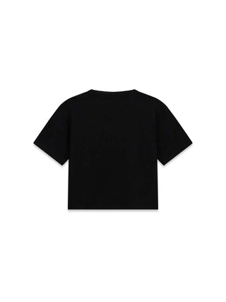 GIRL'S T-SHIRT - GUESS KIDS BLACK - J6RI37 K6YW4 2