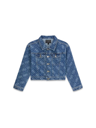 GIRL'S JACKET - GUESS KIDS JEANS - J6RL02 D5FM0