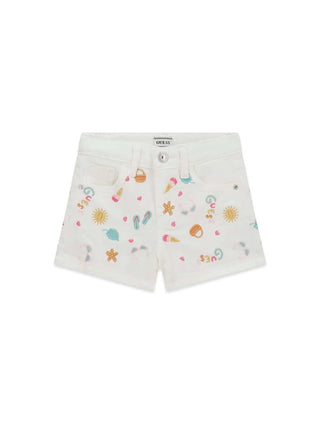 SHORT BAMBINA - GUESS KIDS MULTI - K6GD09 WH630 1