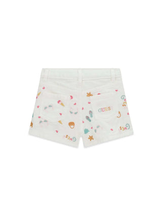 SHORT BAMBINA - GUESS KIDS MULTI - K6GD09 WH630 2