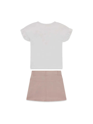 GIRL'S OUTFIT - GUESS KIDS WHITE - K6GG05 K6YW0 2