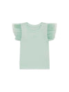 GIRL'S T-SHIRT - GUESS KIDS GREEN - K6GI19 K6YW4 1