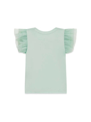 GIRL'S T-SHIRT - GUESS KIDS GREEN - K6GI19 K6YW4 2