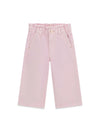 GIRL'S PANTS - GUESS KIDS PINK - K6RB05 WH1T0 1