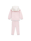 GIRL'S TRACKSUIT - GUESS KIDS WHITE-PINK - K6RG00 KA6R4 2