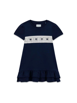 GIRL'S DRESS - GUESS KIDS BLUE - K6RK13 KA6W4